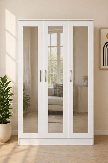 3 Door Wardrobe (3 Mirrors)