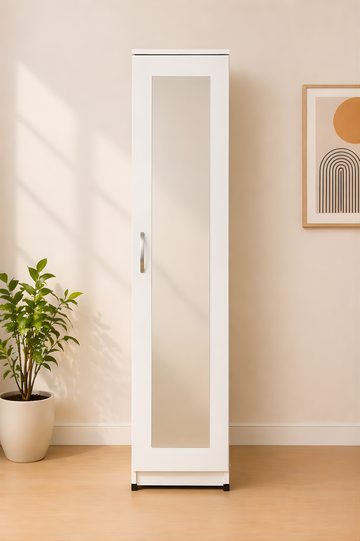 1 Door Wardrobe (1 Long Mirror)